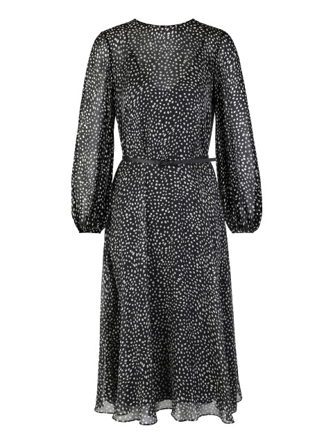 Dress in printed chiffon