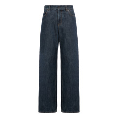 Wide leg jeans with 5 pockets