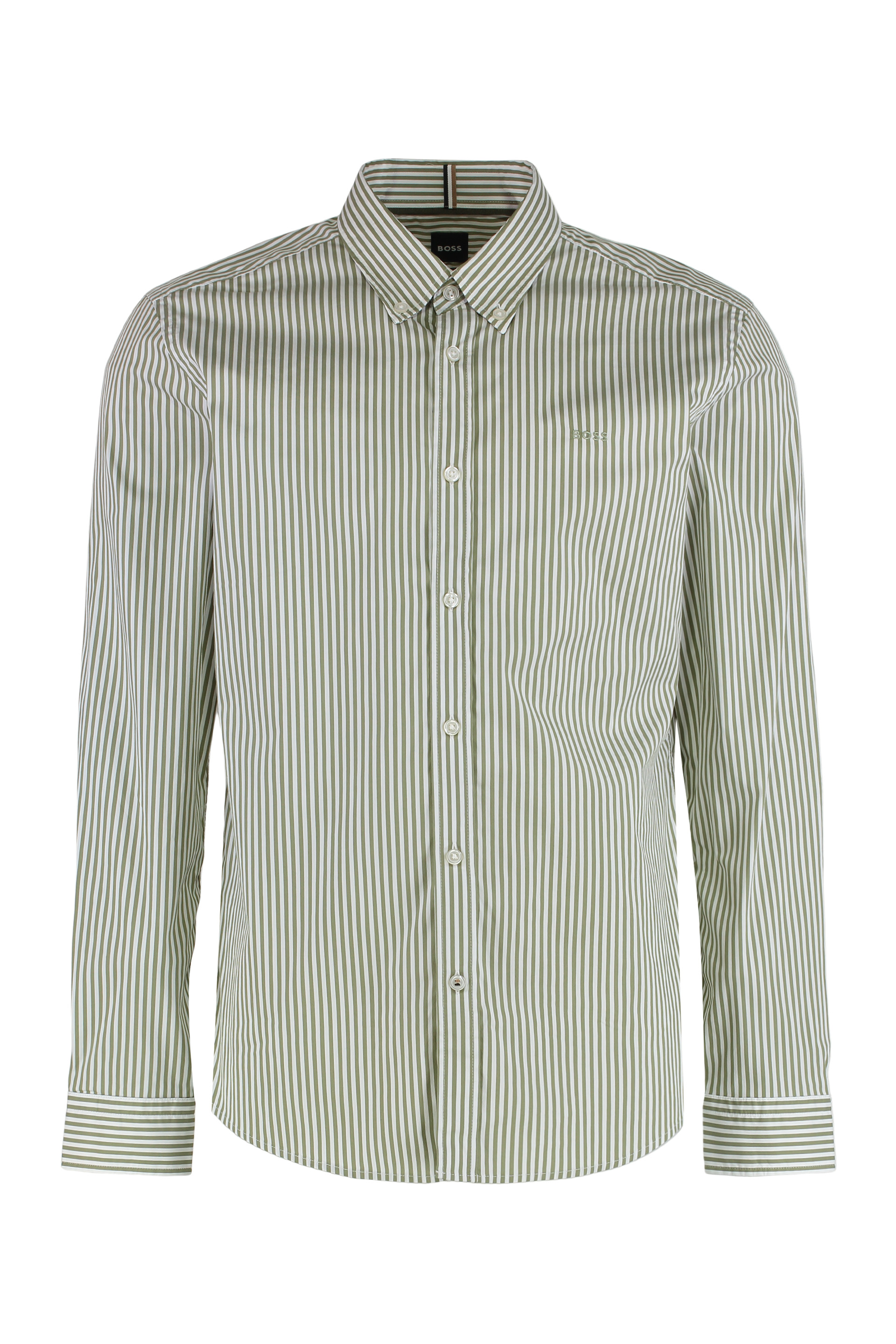 Slim fit cotton Oxford shirt
