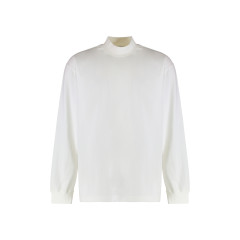Oversized t-shirt with long sleeves in cotton jersey