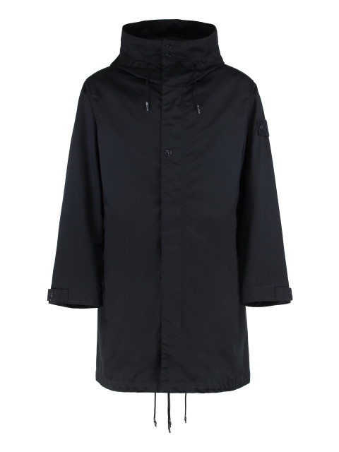 Twill wool parka