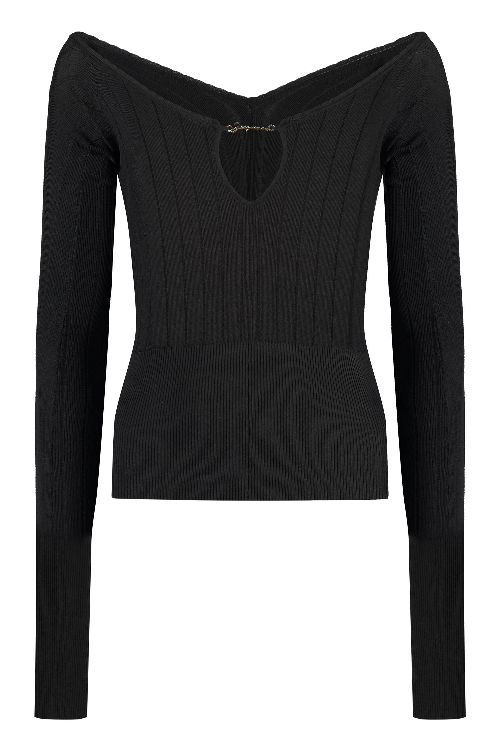 Pralù Knitted viscosa-blend top