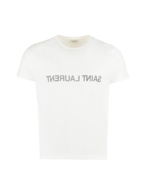 Cotton crew-neck T-shirt