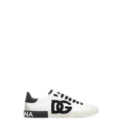 Portofino leather low-top sneakers