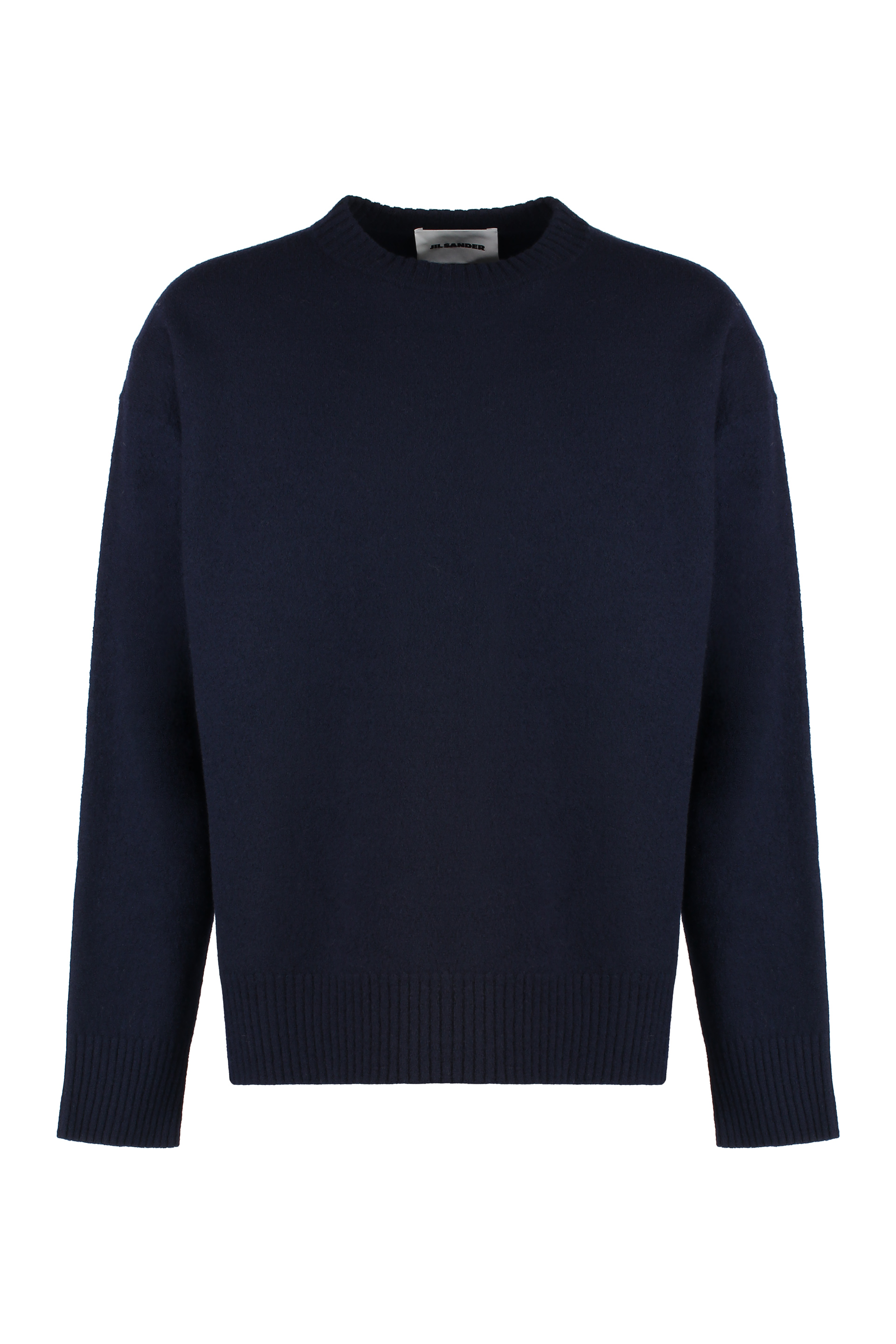 Crew-neck wool sweater