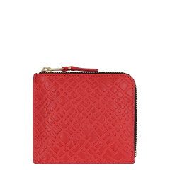 Leather zipped coin purse