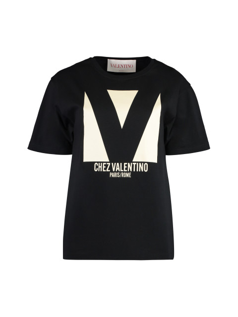 Cotton crew-neck T-shirt