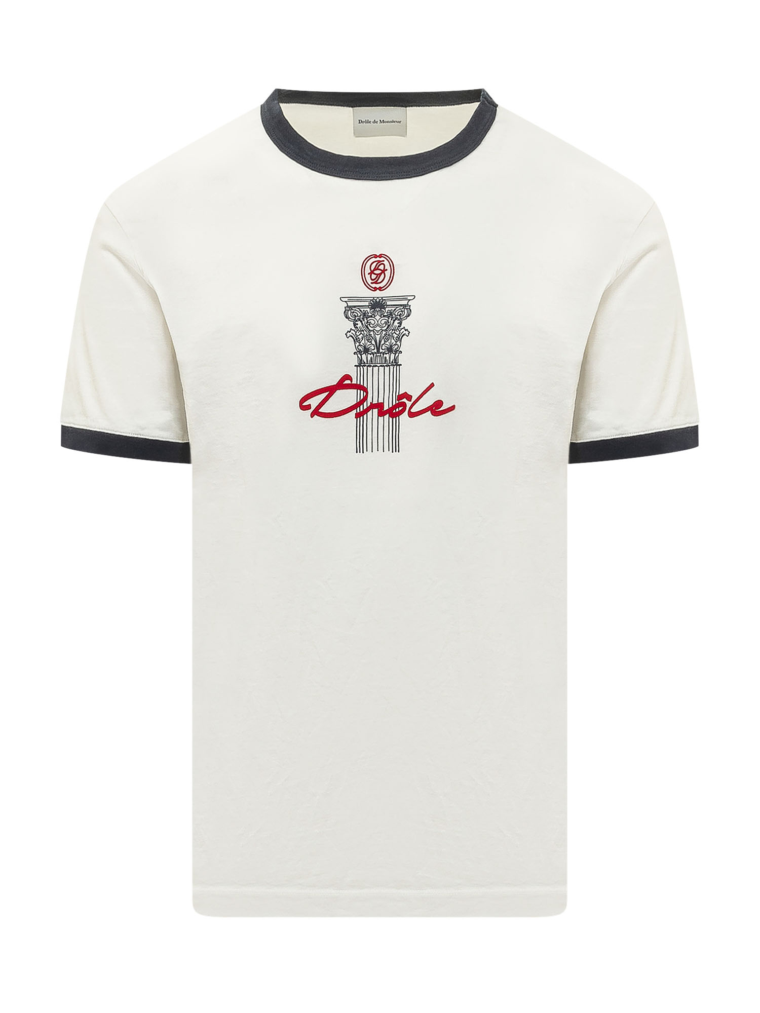 [DROLE DE MONSIEUR] T-shirts Short Sleeve FW26 MTS345CO311 OW