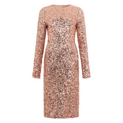 Dress with sequins