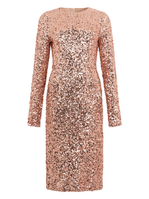 Dress with sequins