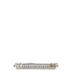 Metal pin with rhinestones