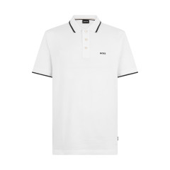 Piqué cotton polo