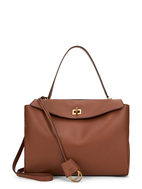 Shoulder bag in leather