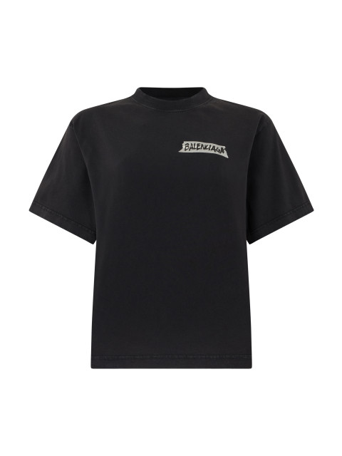 Cotton T-shirt with print