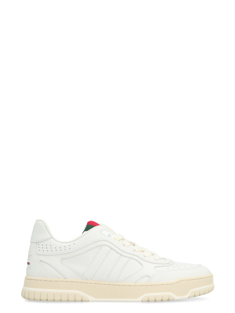 Re-Web leather low-top sneakers