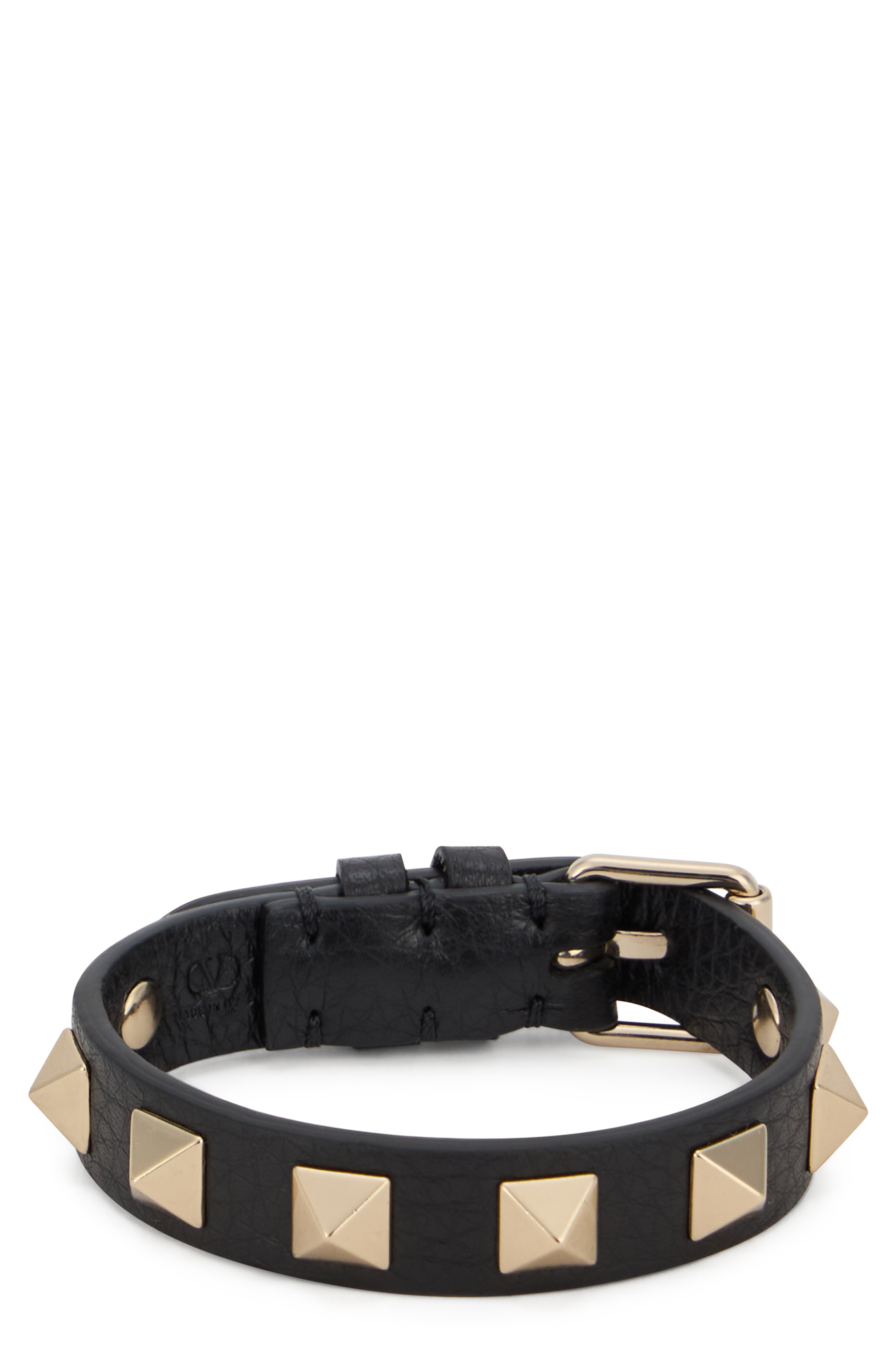 Rockstud bracelet in suede leather