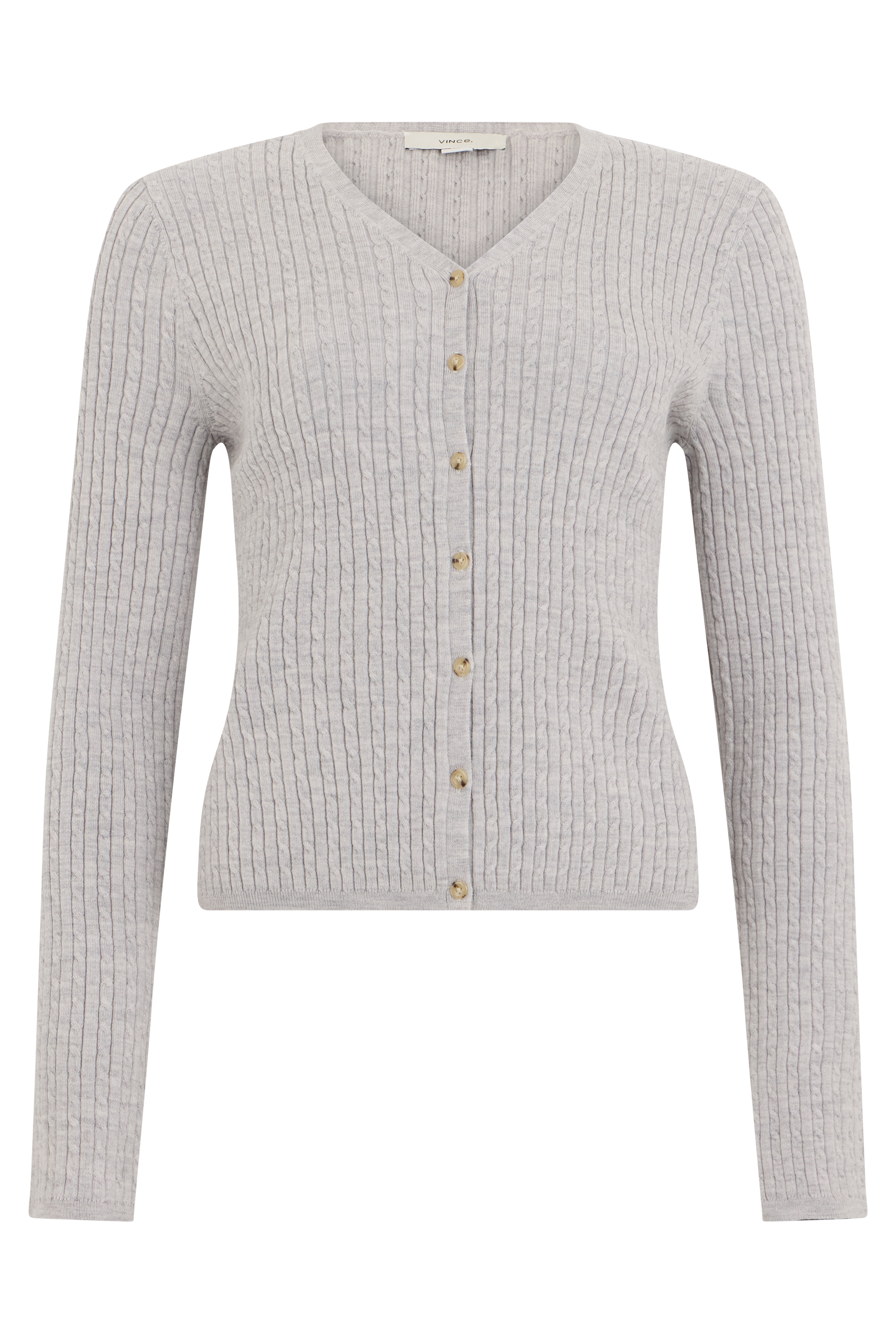 Cropped cardigan with buttons