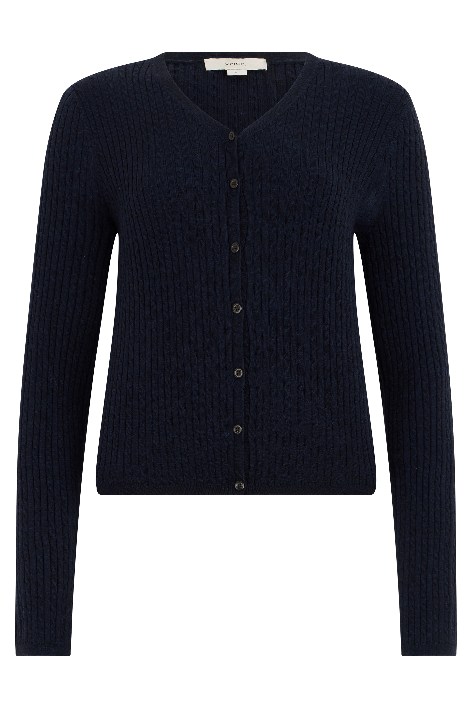 Cropped cardigan with buttons