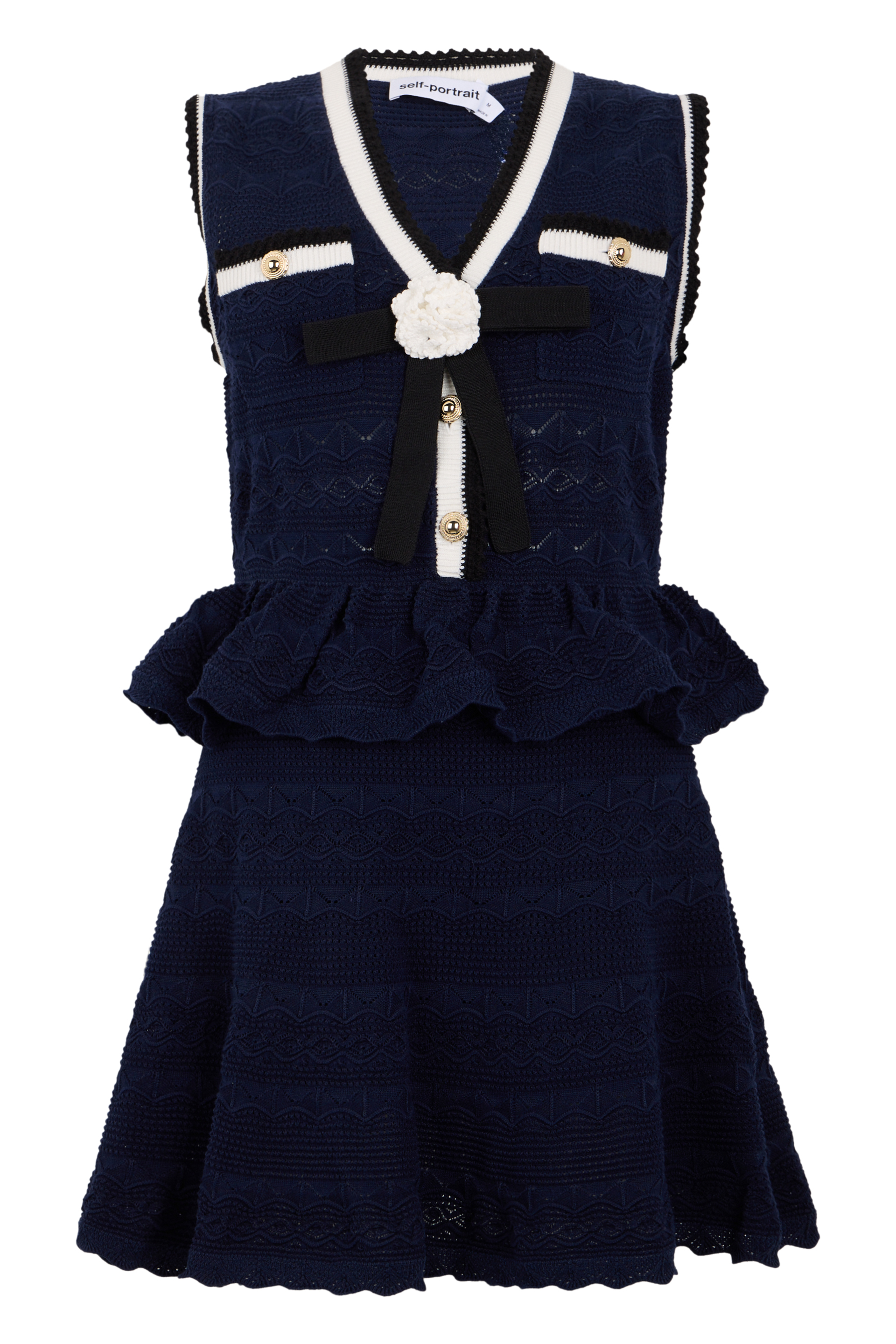 Peplum short dress
