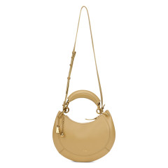 Semi-circular shoulder bag