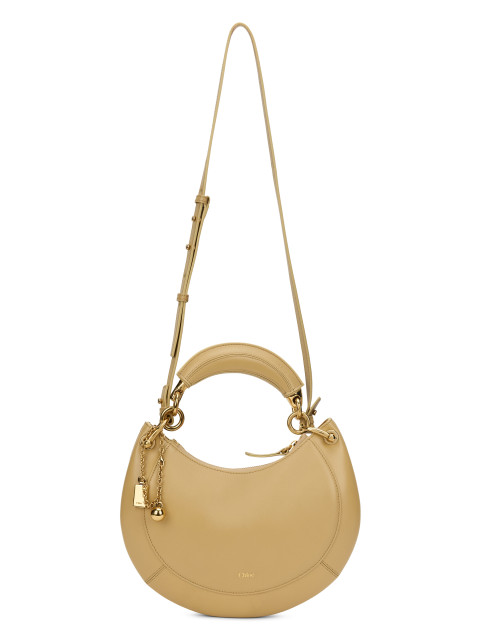 Semi-circular shoulder bag