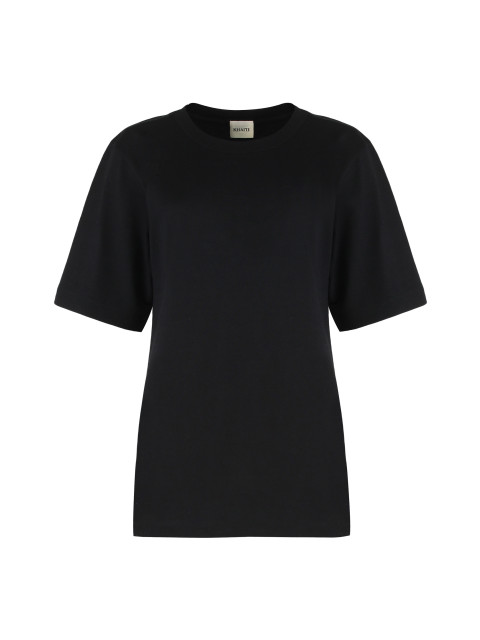 Round neck T-shirt Allen in silk