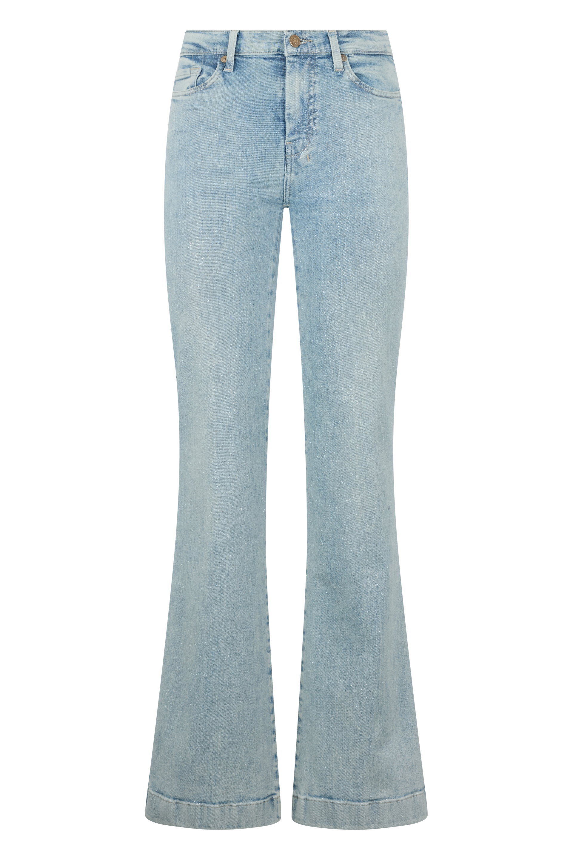 Bootcut jeans with a mid-rise