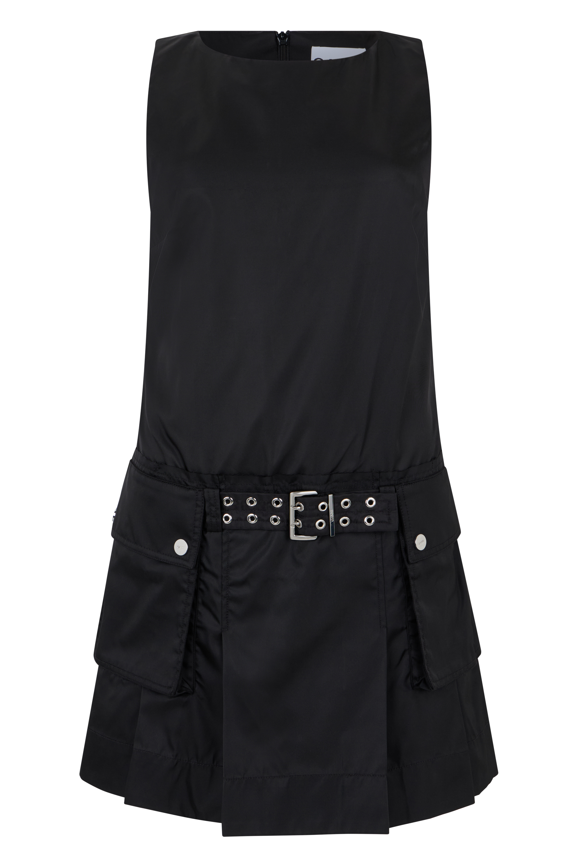 Mini Dress in Duchesse Nylon