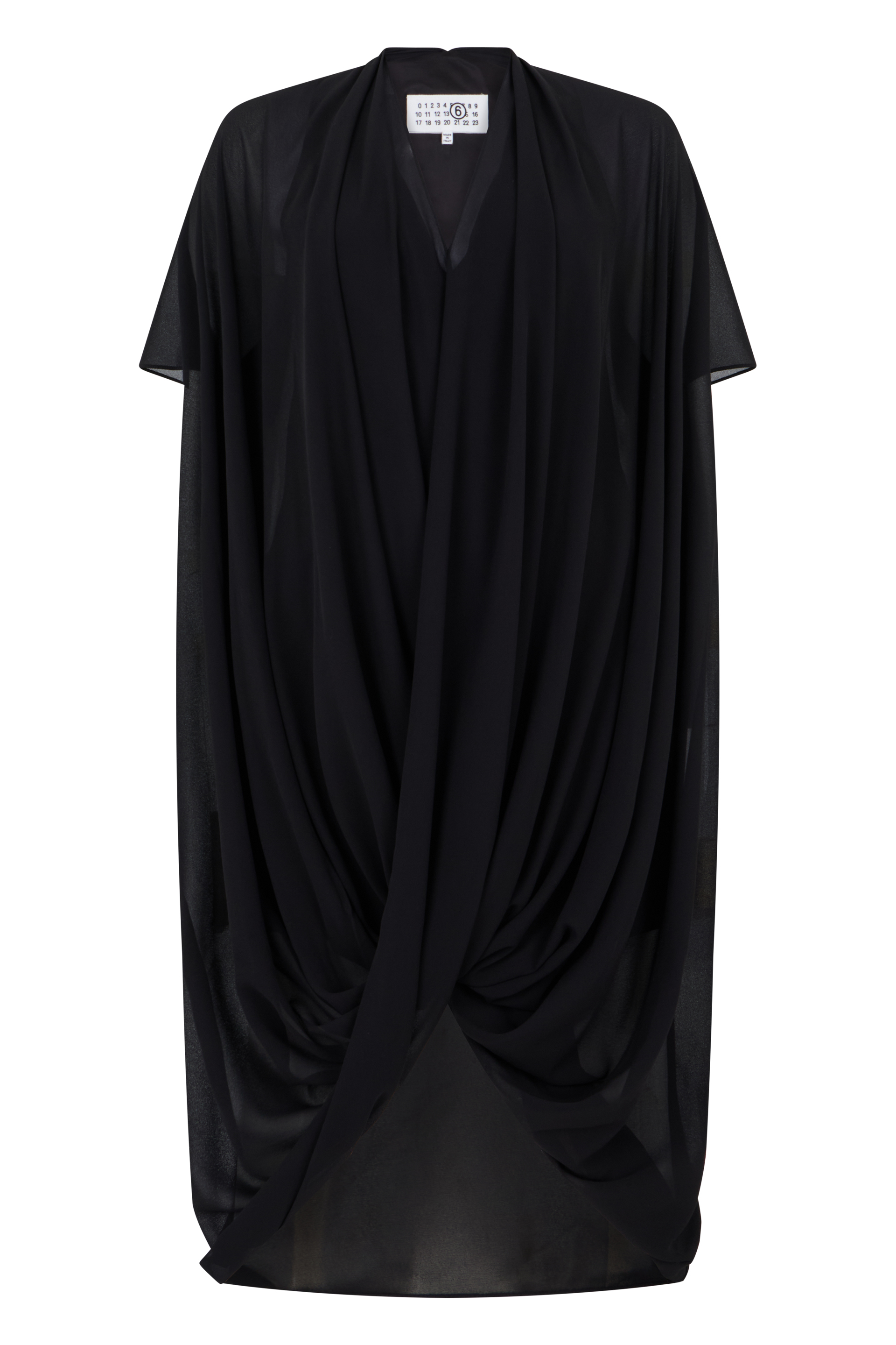 Asymmetric Dress with Draping
