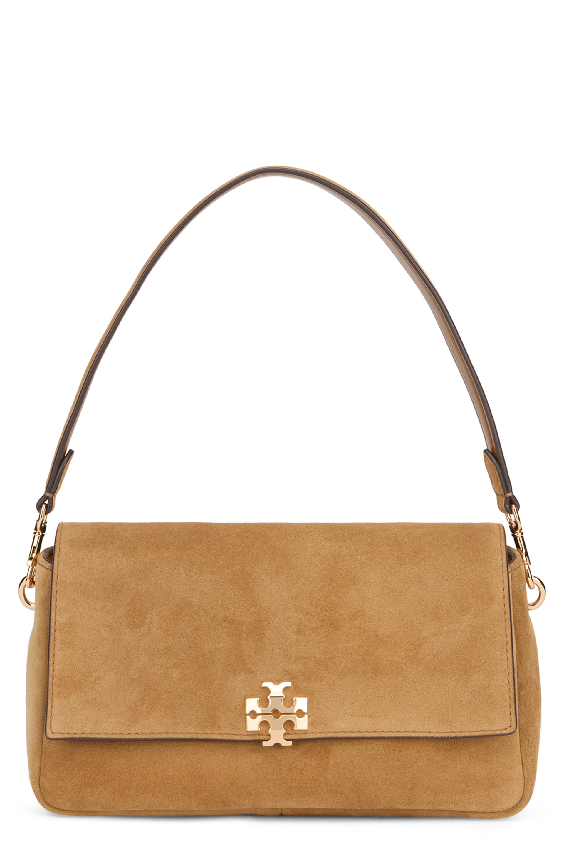 Charlie shoulder bag in suede leather