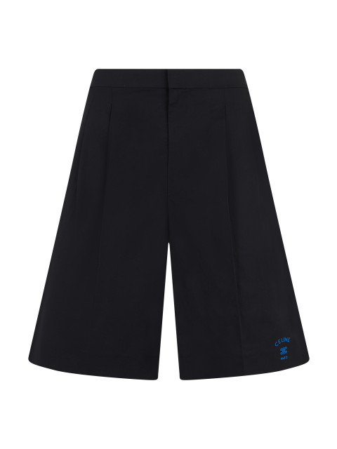 Shorts in linen and cotton