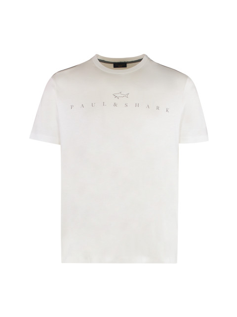 T-shirt in cotton jersey with logo print