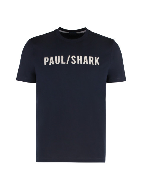 T-shirt in cotton jersey with logo