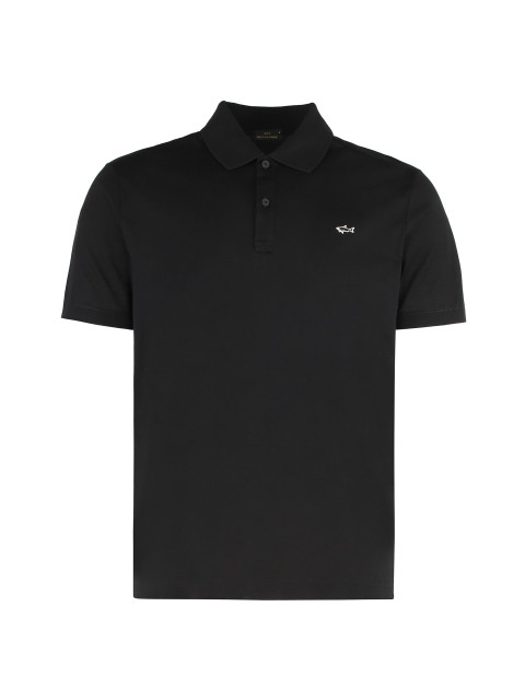 Cotton-piqué polo shirt