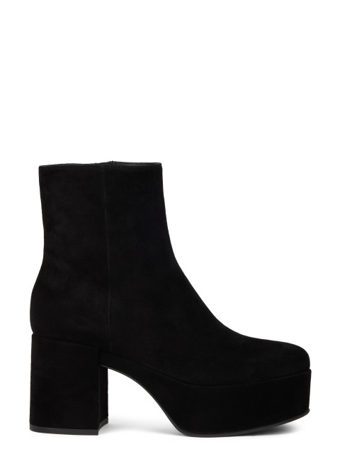 Ankle boot with heel Sally in suede leather