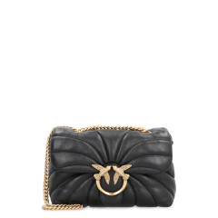 Love Puff leather mini crossbody bag