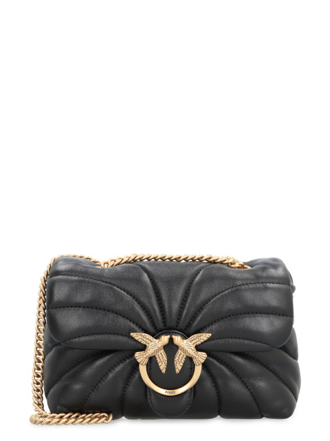 Love Puff leather mini crossbody bag