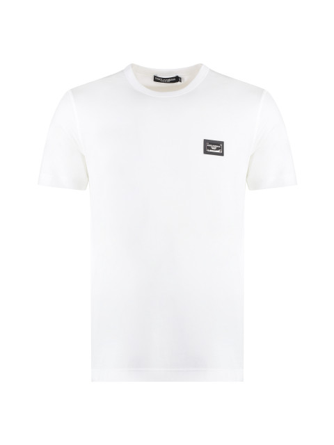 Crew-neck cotton t-shirt