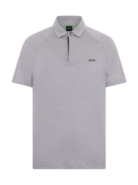 Short-sleeve cotton polo