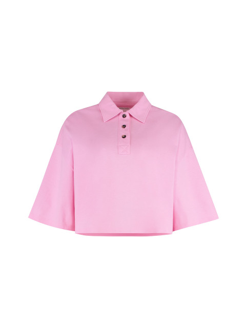 Cotton piqué polo shirt