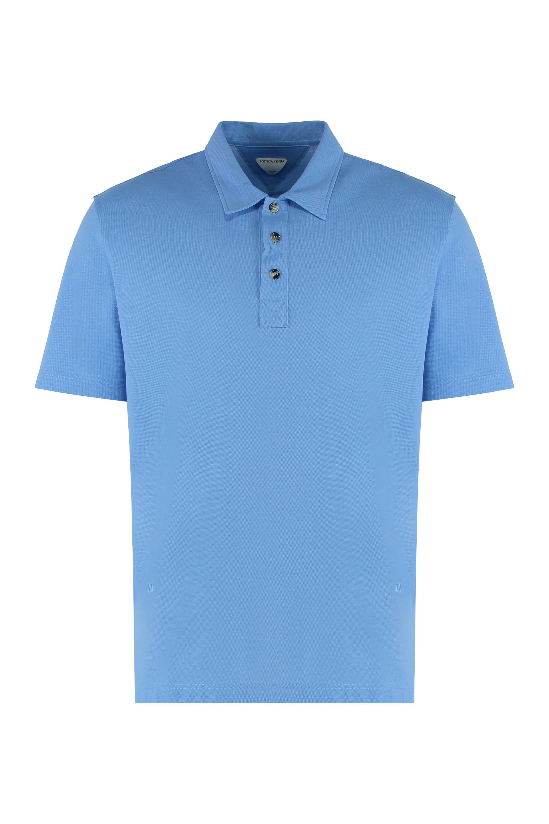 Cotton-piqué polo shirt