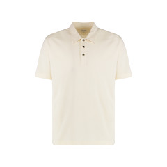 Cotton-piqué polo shirt