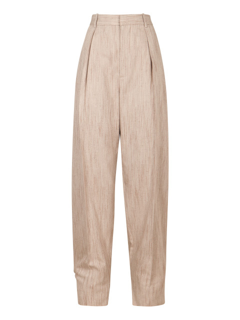 Viscose blend trousers