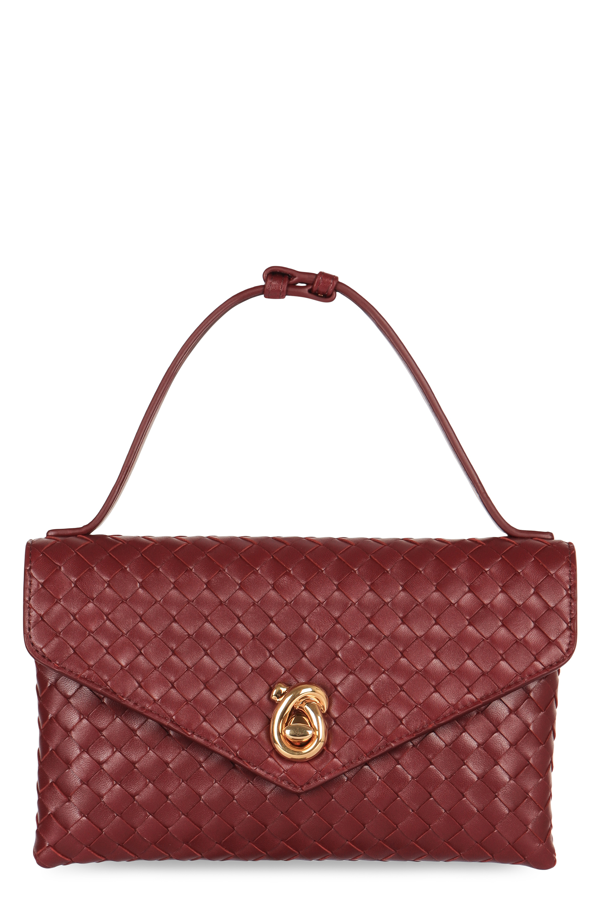 Knot Lock Leather crossbody bag