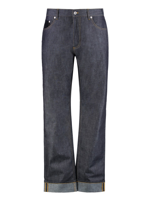 5-pocket straight-leg jeans