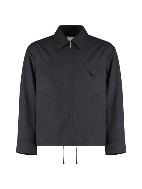 Wool zipped jacket