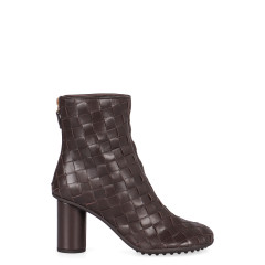 Atomic leather ankle boots