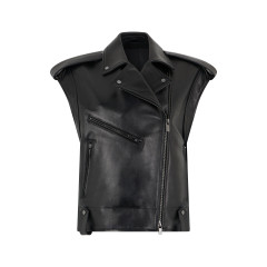 Leather vest