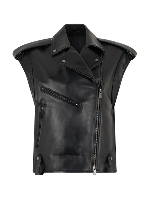 Leather vest