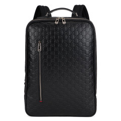 Medium monogram leather backpack